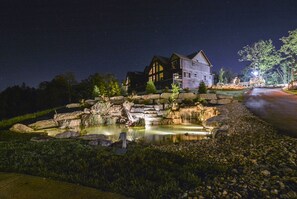 Night view of the Villa