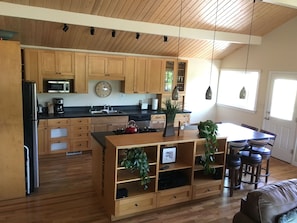 Great room - fully stocked kitchen.
