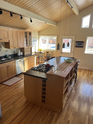 Great room - fully stocked kitchen.