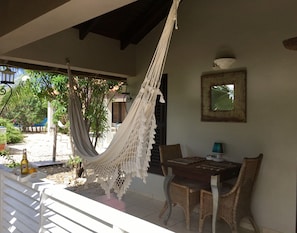Your private porch with of course another Hammock