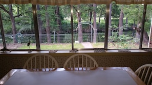 Sip your morning coffee and enjoy the view of the beautiful
Frio River.