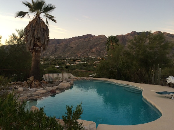 Pool off back of house