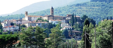 ....se vieni da Arezzo questo è il panorama che  appare di  Castiglion Fibocchi
