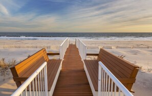 Enjoy a calming area overlooking the water and listening to the ocean waves