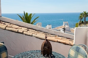 View from the terrace to the sea