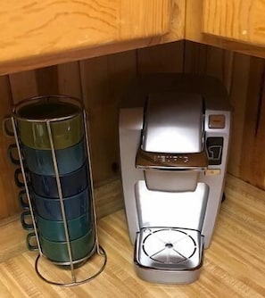 Pack your Keurig Cups/Regular coffee pot available