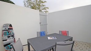 Patio privé - plein sud