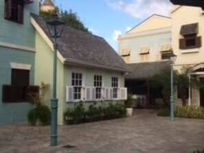 Town Square of small shops including a general store.