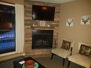 Wood burning fireplace 