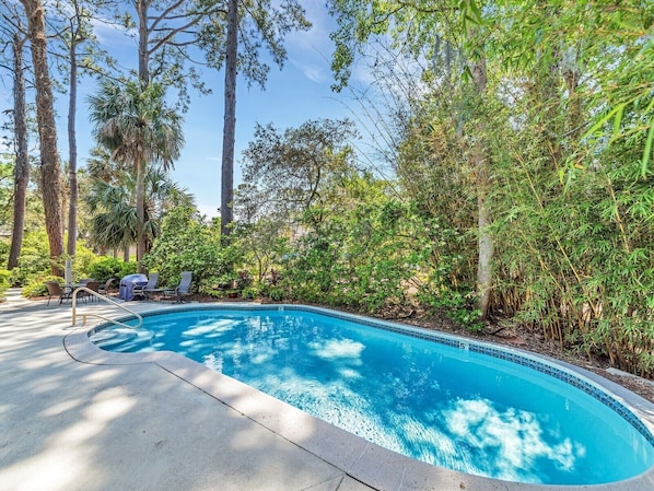 Pool Area at 28 Canvasback in Sea Pines