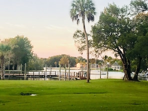 Neighborhood dock. Most beautiful place in Crystal River. 