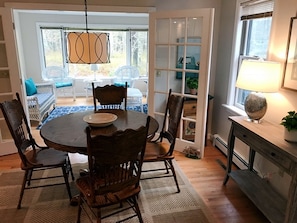 Kitchen leading into the Sun Room