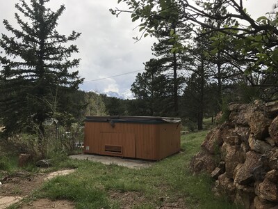 Vintage Cabin with Hot Tub, Convenient in-Town Location & Mountain Views! R#3511