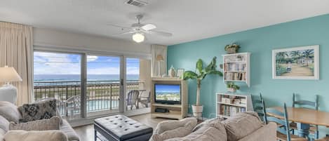 Living Room with a Gorgeous Ocean View