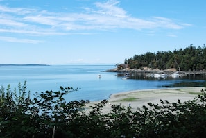 View of West Beach from the house