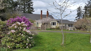 View of the main house as you drive in