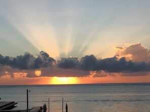 Sunrise from the deck