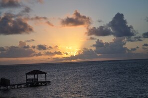 sunrise from deck