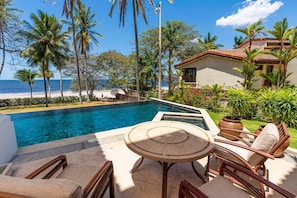 Pool and garden area