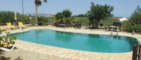 Fantastic swimming pool at Finca Arboleda.