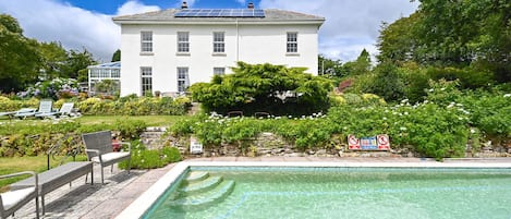 South terraces at The Old Rectory