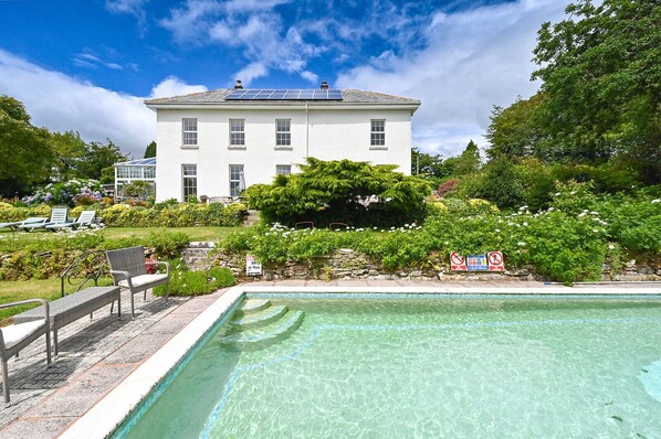 South terraces at The Old Rectory