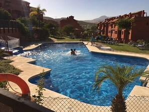 One of 2 nearest pools with peak time lifeguard
