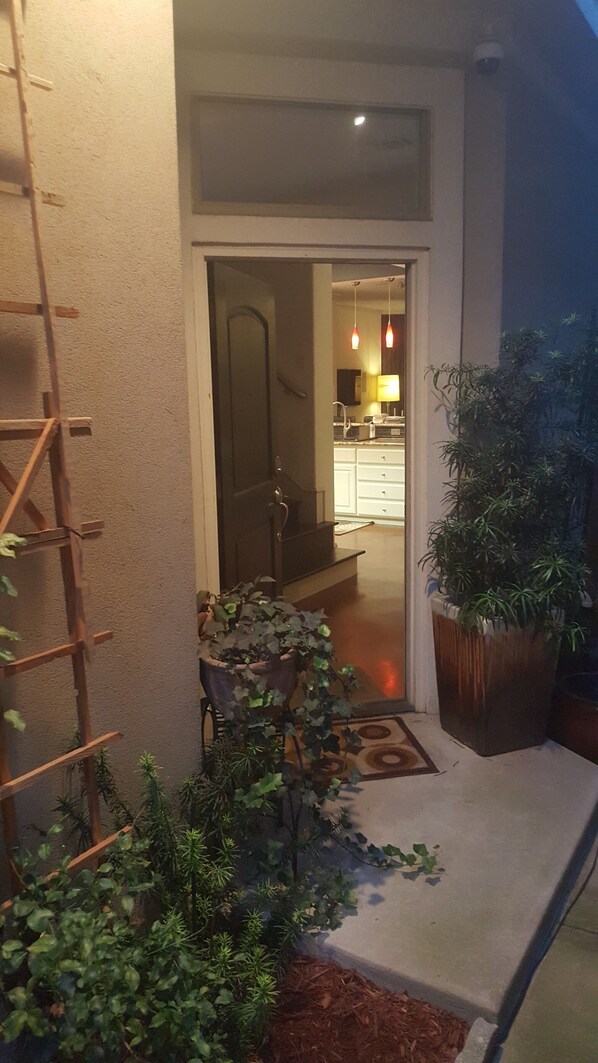 Entrance to house