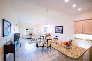 Regal Beach #232 - Dining Area & Living Room