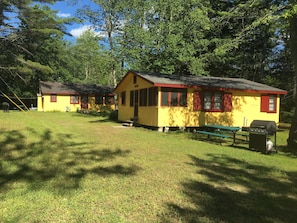 Pine Hut and Hideaway view from near beach