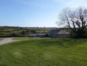 Photo taken from our games field. Cottages on right.