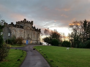 The Castle on a moody spring evening