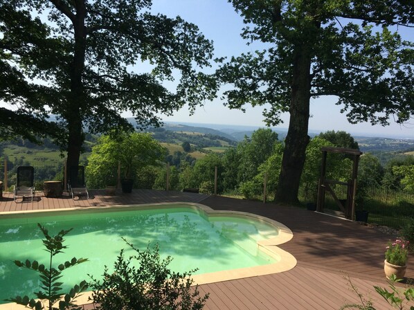 Terrace and view