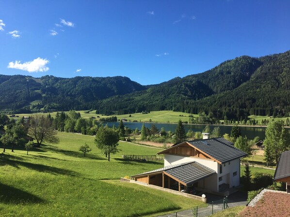 Blick vom Balkon