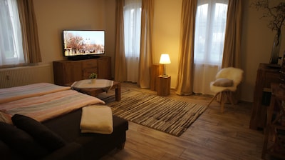 apartamento de invitados cómodo y espacioso en el campo