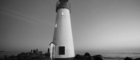 Beautiful Walton lighthouse, a quick stroll away