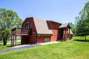 Front view of the cottage