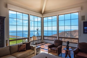 Watch whales migrating from the great room windows
