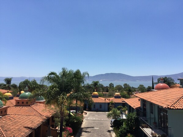 Blick von der Unterkunft