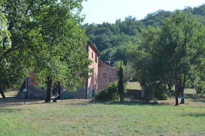 Panoramic farmhouse surrounded by the green of Tuscany_La Piazzetta_piano terra