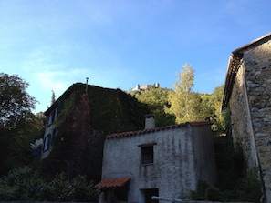View of the castle from the terasse