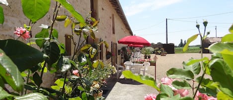 Courtyard patio