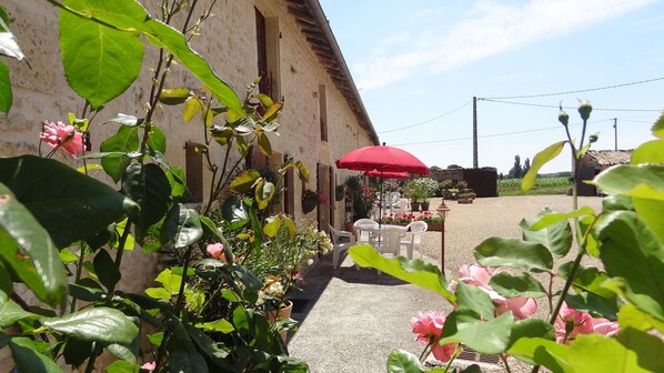 Courtyard patio