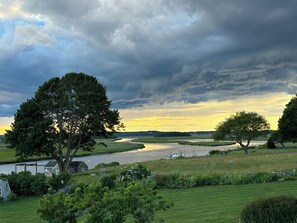 View from the deck before a storm