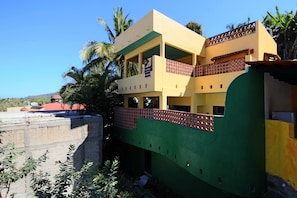 Side view of property