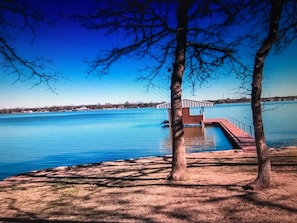 Beautiful views of the lake, and private pier with large deck