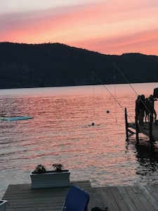 Lake George  Water Front Cabin Spectacular Views 