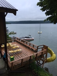 Lake George  Water Front Cabin Spectacular Views 