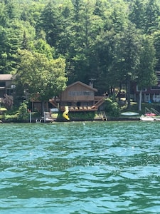 Lake George  Water Front Cabin Spectacular Views 