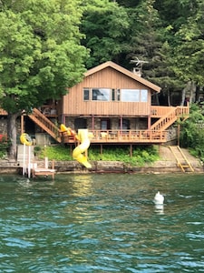 Lake George  Water Front Cabin Spectacular Views 